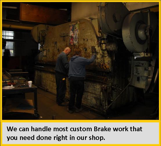 Custom 150 ton brake available